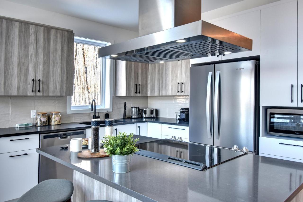 Chalet Serenity - Mont Tremblant Ski - Spa Sauna Wifi Tv Privet Chic Modern House Villa La Conception Exterior photo